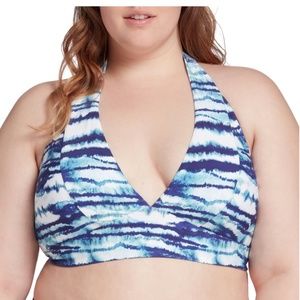 CALIA Halter Swim Top - 3X